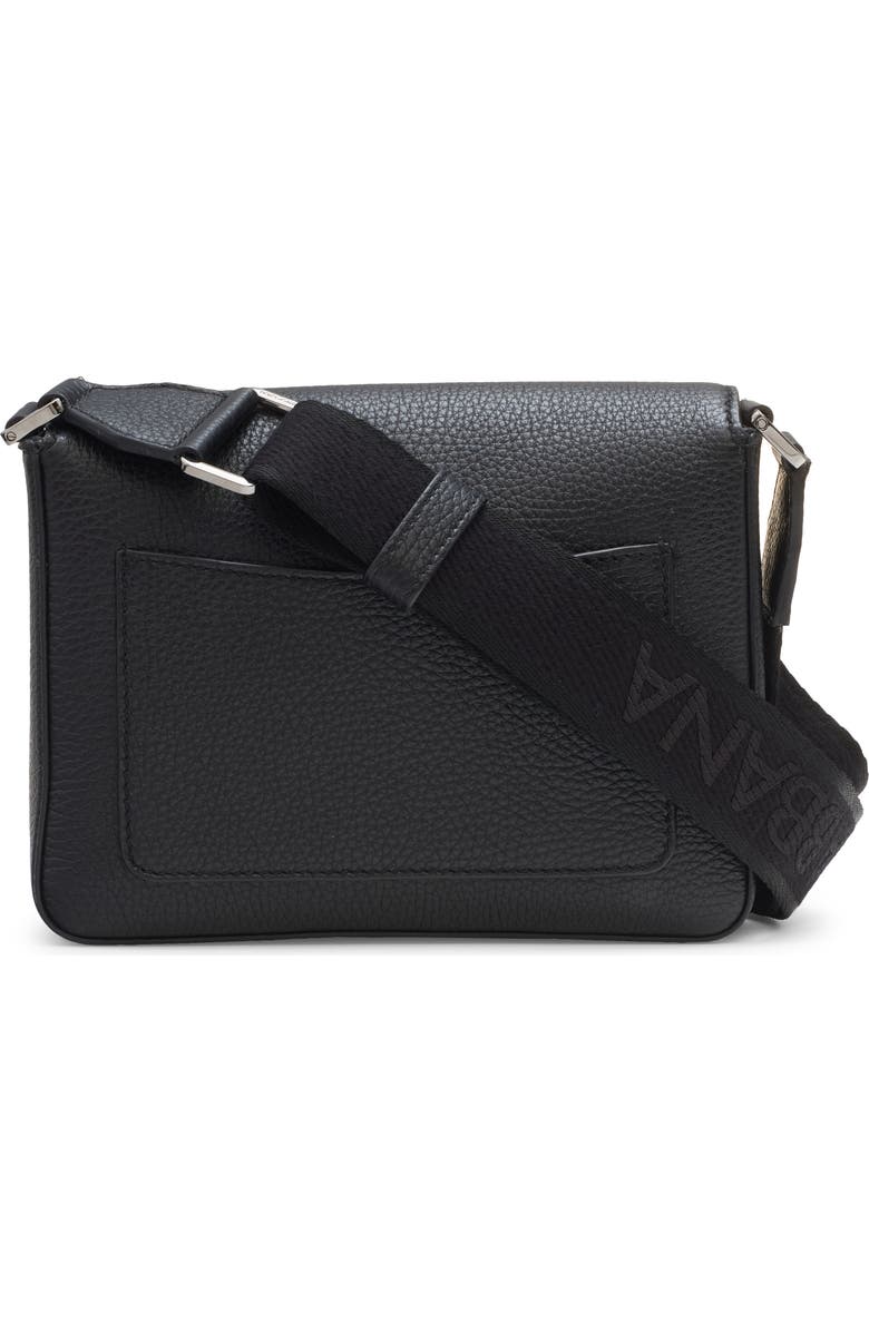 Dolce&Gabbana DG Logo Flap Leather Crossbody Bag, Alternate, color,