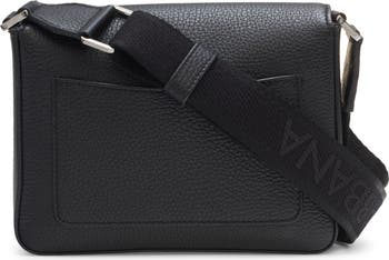 DG Logo Flap Leather Crossbody Bag