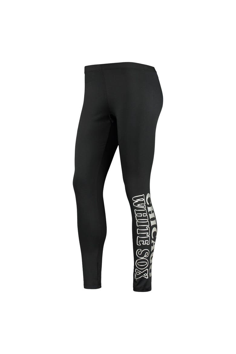 Women's G-III 4Her by Carl Banks Black Chicago White Sox Stadium Lightweight Leggings, Alternate, color, Black