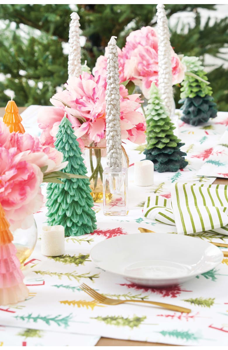 carol & frank Wonderland Stripe Table Runner 14" x 72", Alternate, color, Yellow