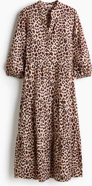 H&M Tiered Midi Dress