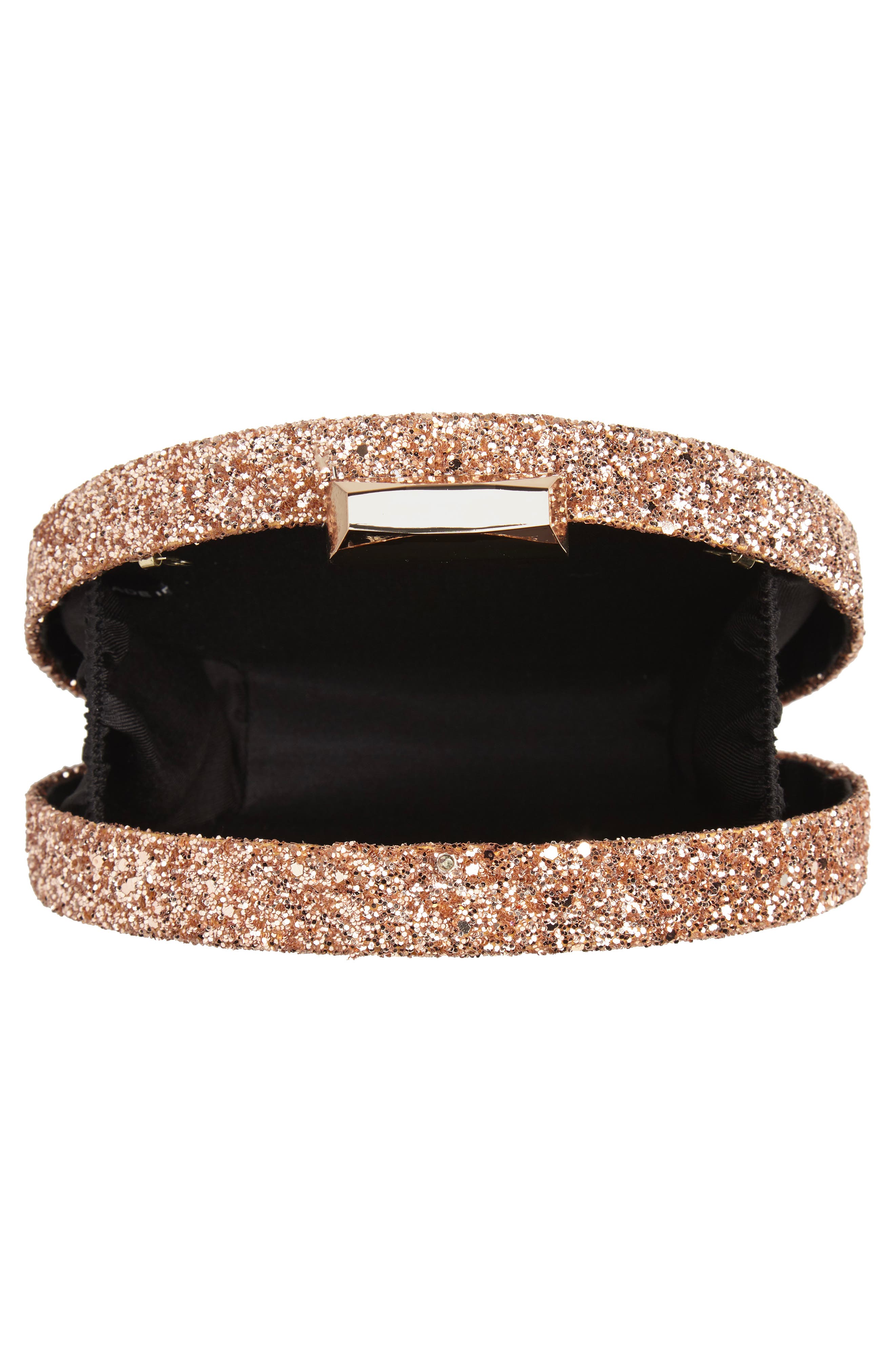 NATASHA Tasha Glitter Clutch, Alternate, color, 