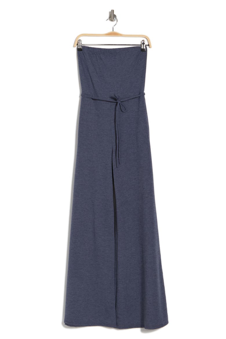 Strapless Tube Jumpsuit, Alternate, color, NAVY