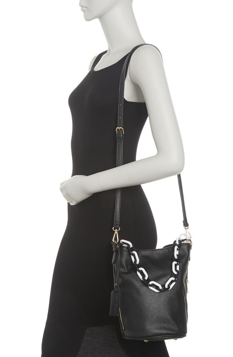 Sole Society Fayre Faux Leather Bucket Bag, Alternate, color,