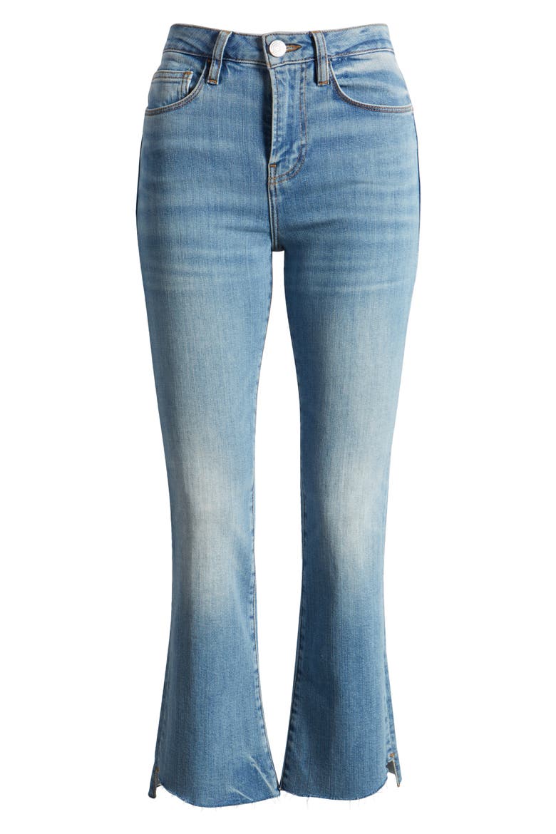 Le Crop Mini Boot Raw Step Hem Jeans, Alternate, color, WAVEY