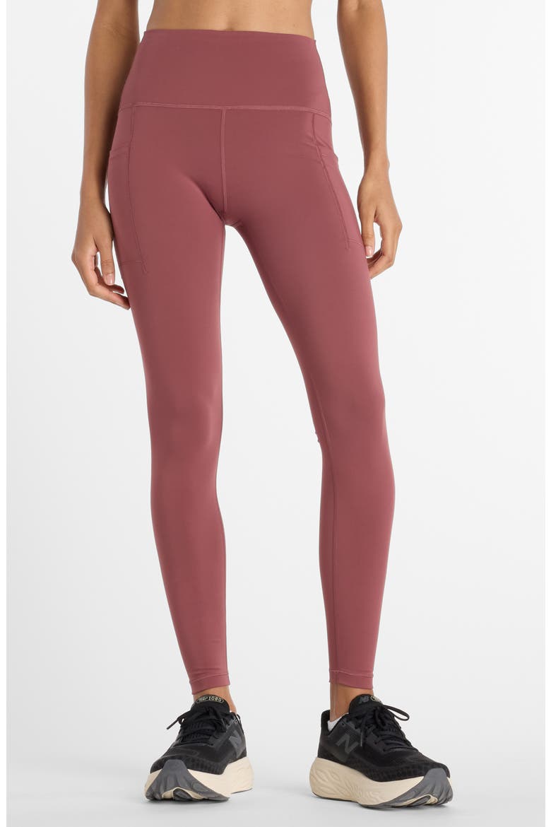 RC Pocket High Waist Performance Leggings, Main, color, RED