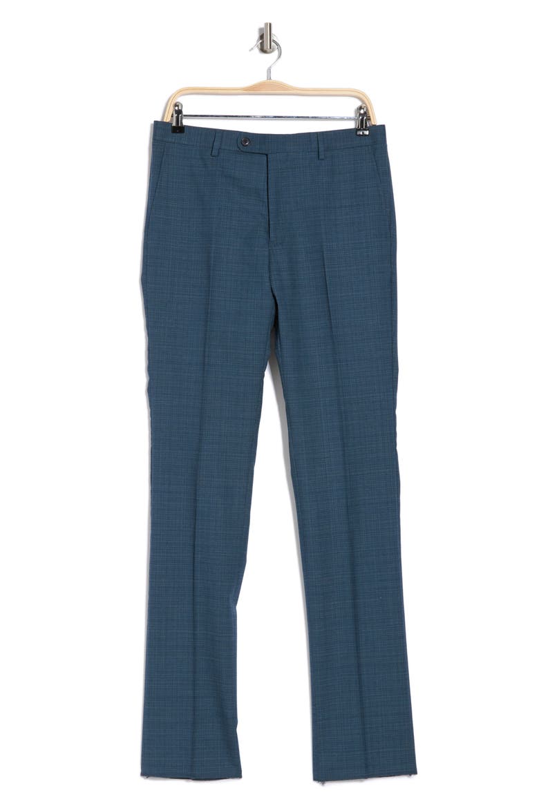 Solid Wool Blend Pants, Alternate, color, GREEN