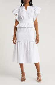 WISHLIST Tiered Ruffle Midi Dress | Nordstromrack