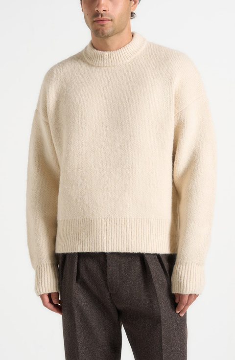 Brushed Wool Knit Jumper