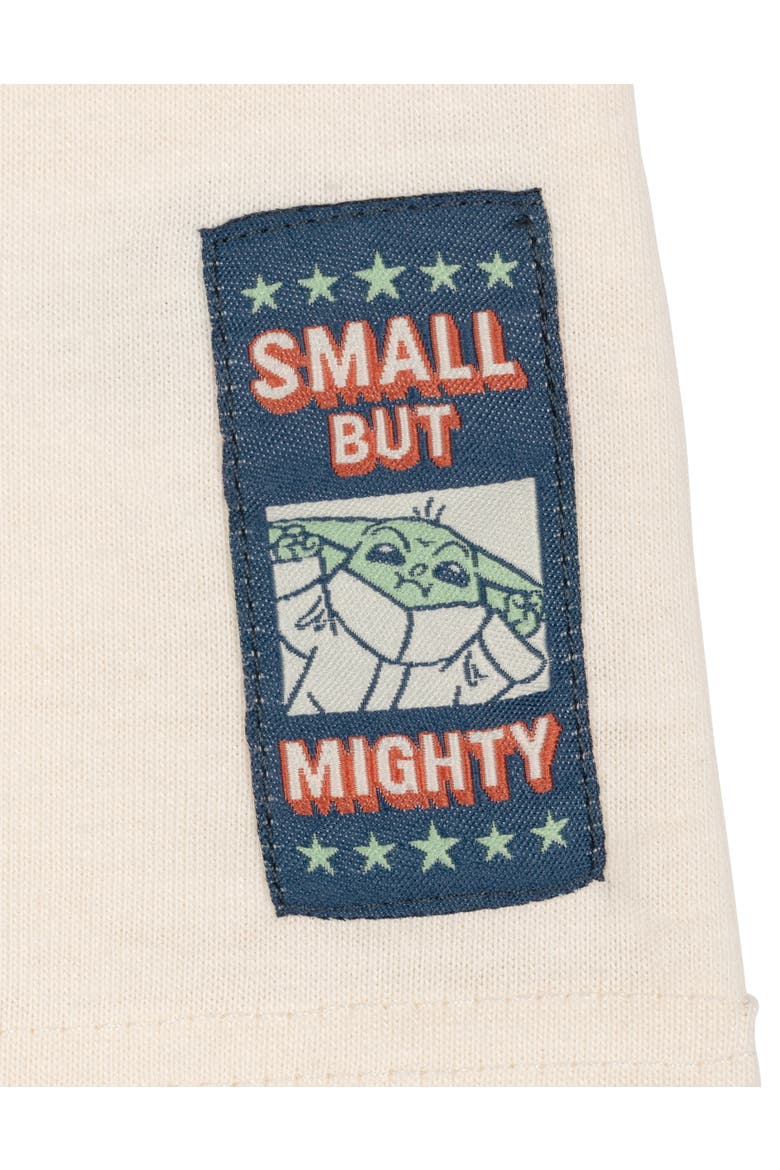 The Mandalorian Grogu Athletic One Piece Romper, Alternate, color, Sage Cream Grogu