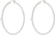 Nadri Zoe Cubic Zirconia Medium Hoop Earrings