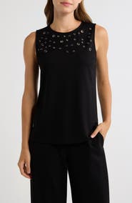 Anne Klein Grommeted Shell