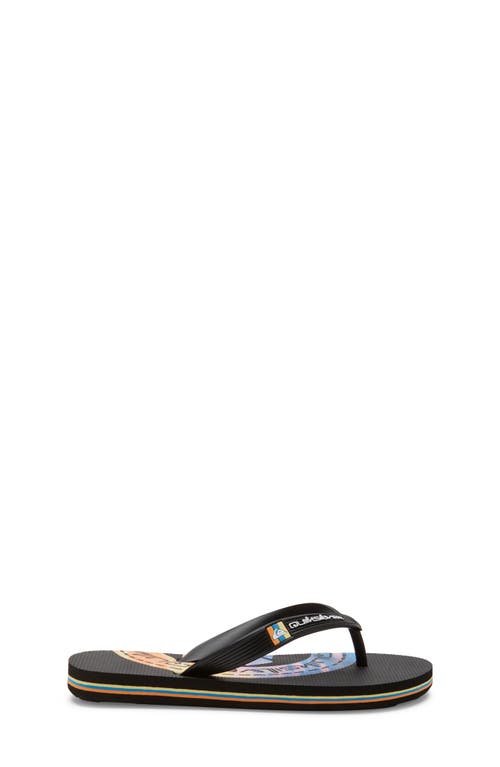 Quiksilver Molokai Art Ii Flip Flop In Black