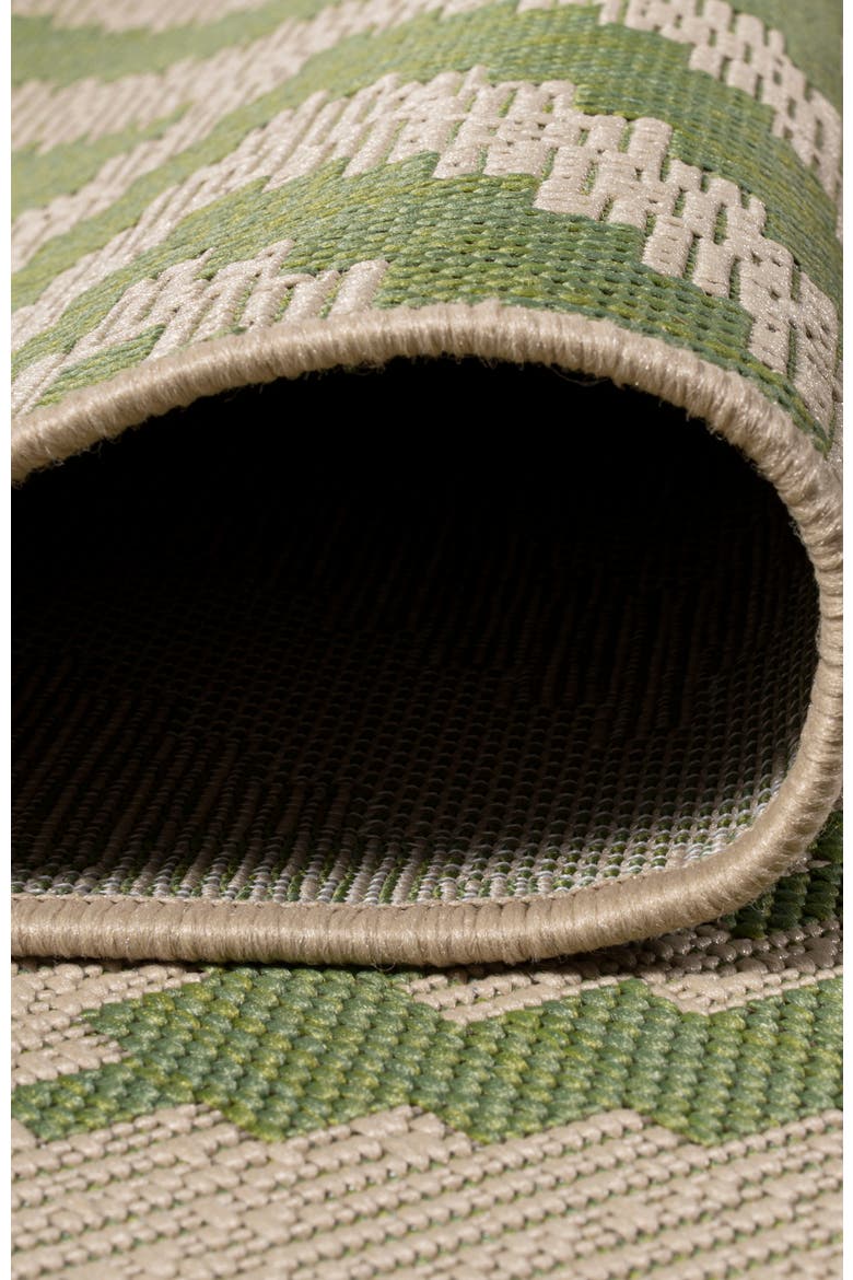 Sintra Diamond  Indoor/Outdoor Area Rug, Alternate, color, Green/Cream