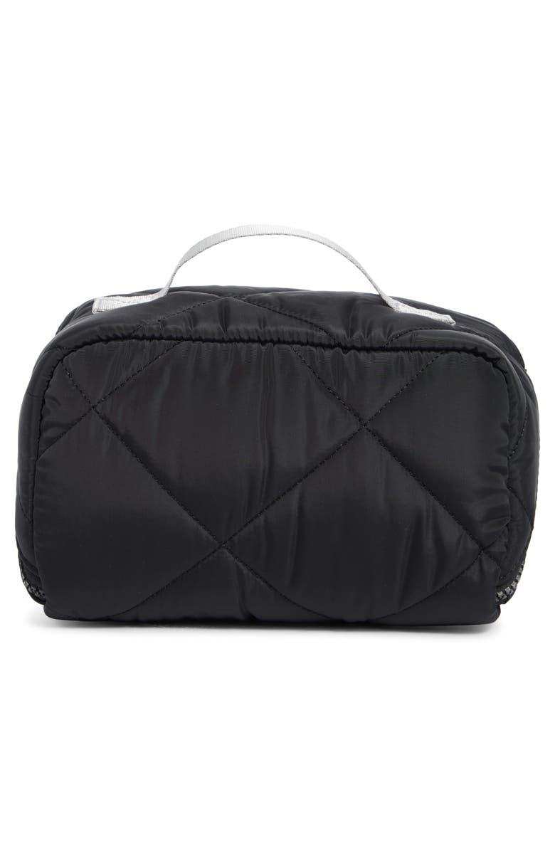BCBG Quilted Fold Out Case, Alternate, color, Black