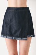 FREEMARKET Fringe Hem Wrap Skort
