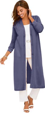 Jessica London Fine Gauge Duster Cardigan