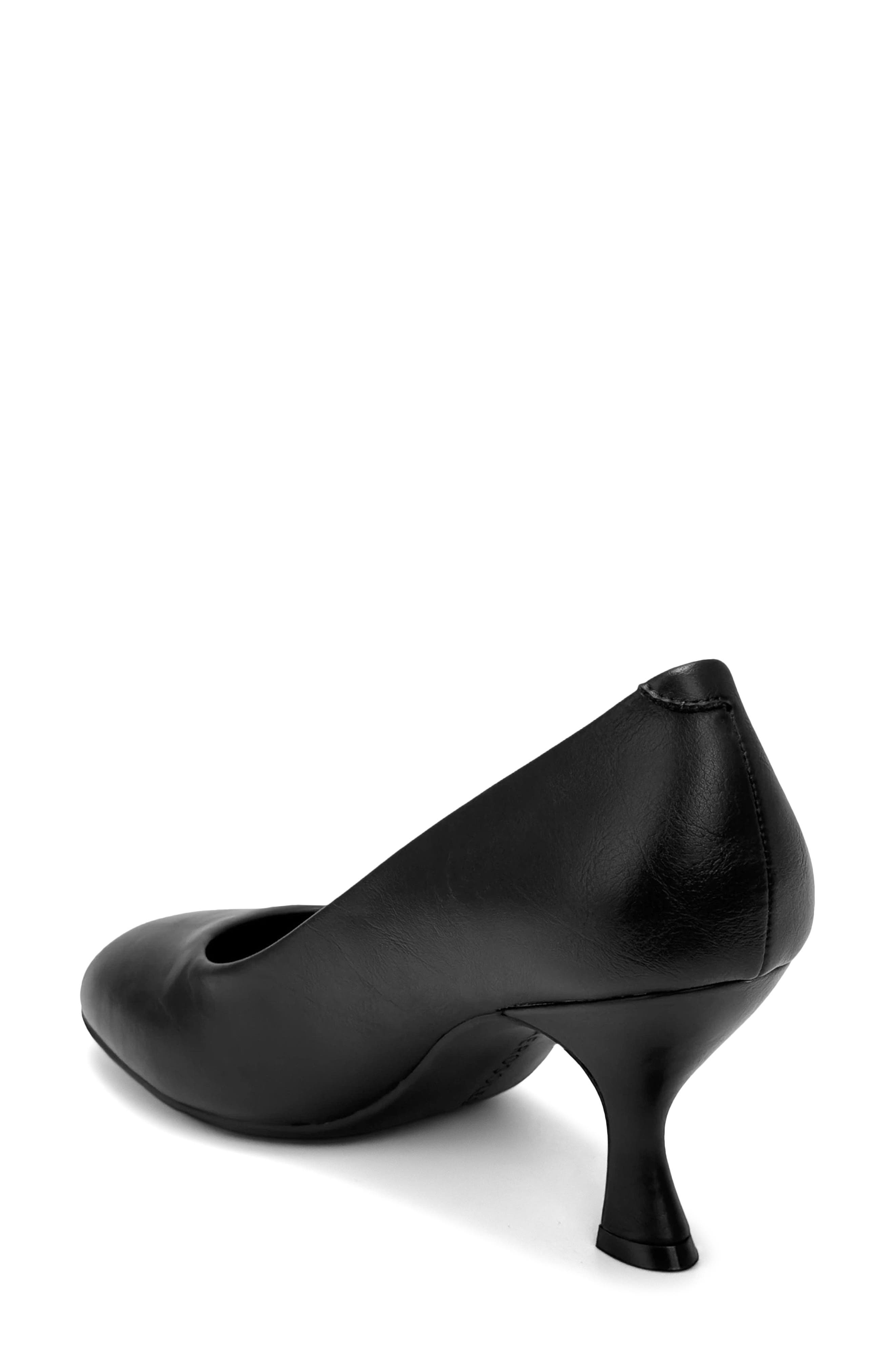 Olive FX Glazed Pump, Alternate, color, BLACK LEATHER