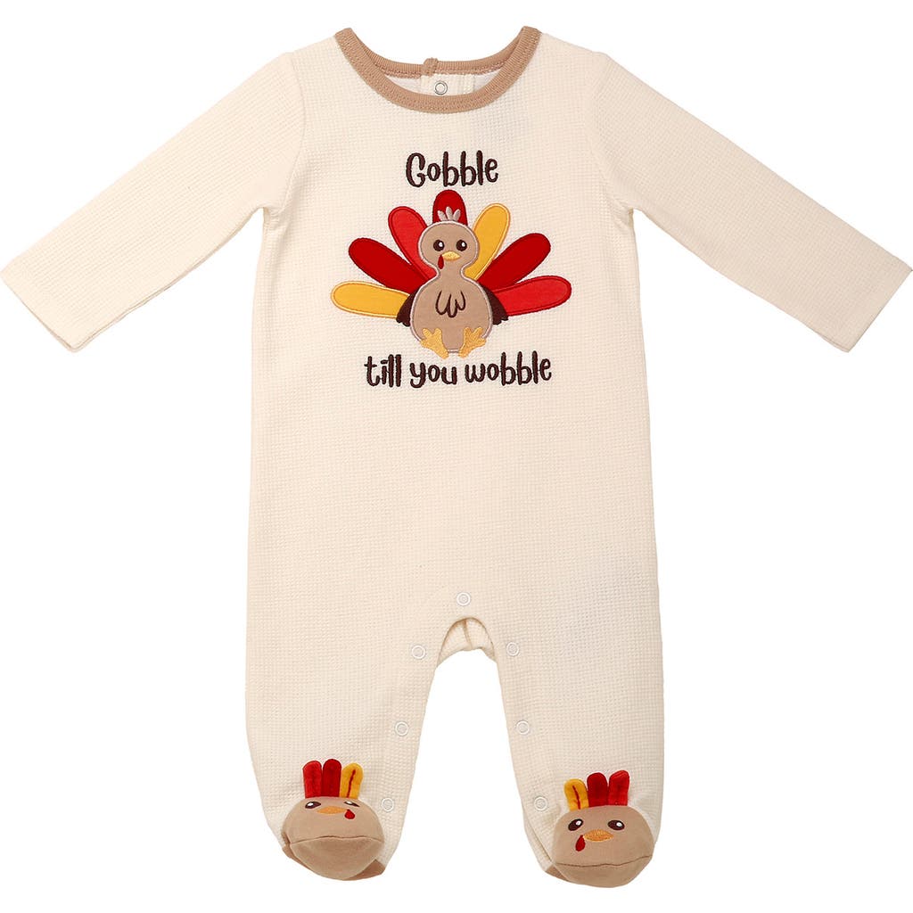Baby Starters Gobble 'til You Wobble Footie In Neutral