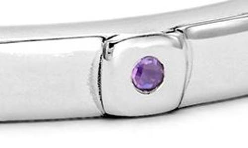 SAMUEL B. SAMUEL B. SEMIPRECIOUS STONE TWO-TONE BANGLE BRACELET 