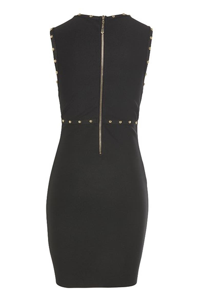 Women's Embellished Bandage Dress, Alternate, color, Black