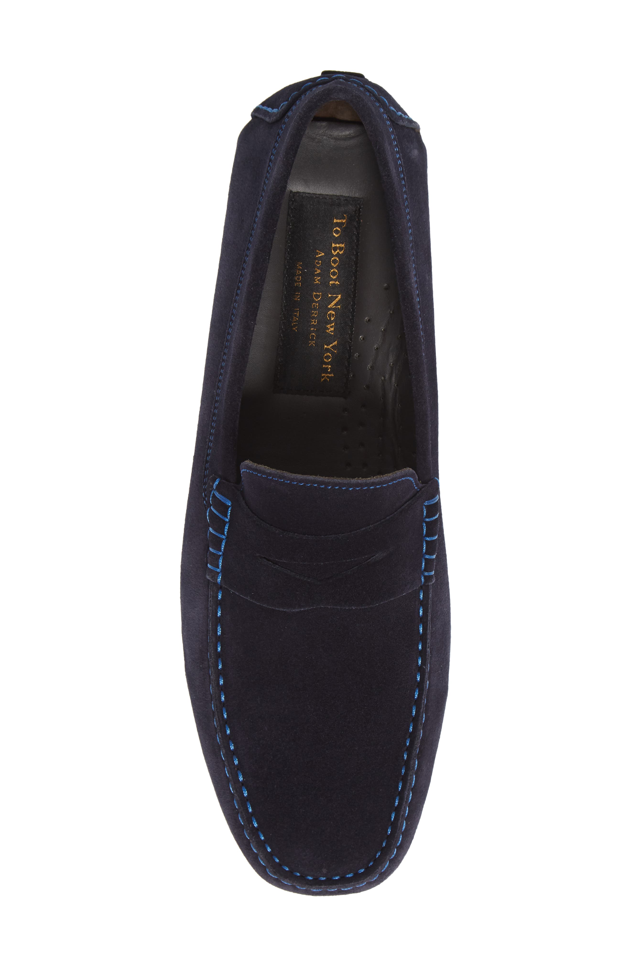 Driving Shoe, Alternate, color, BLUE SUEDE