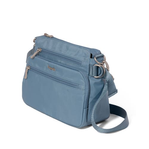 Baggallini Marais Crossbody Bag In Cornflower Twill