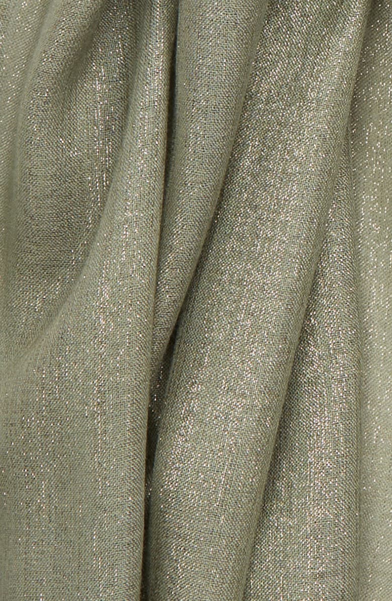 Brunello Cucinelli Sparkling Cashmere & Silk Scarf, Alternate, color, C6896 Bamboo