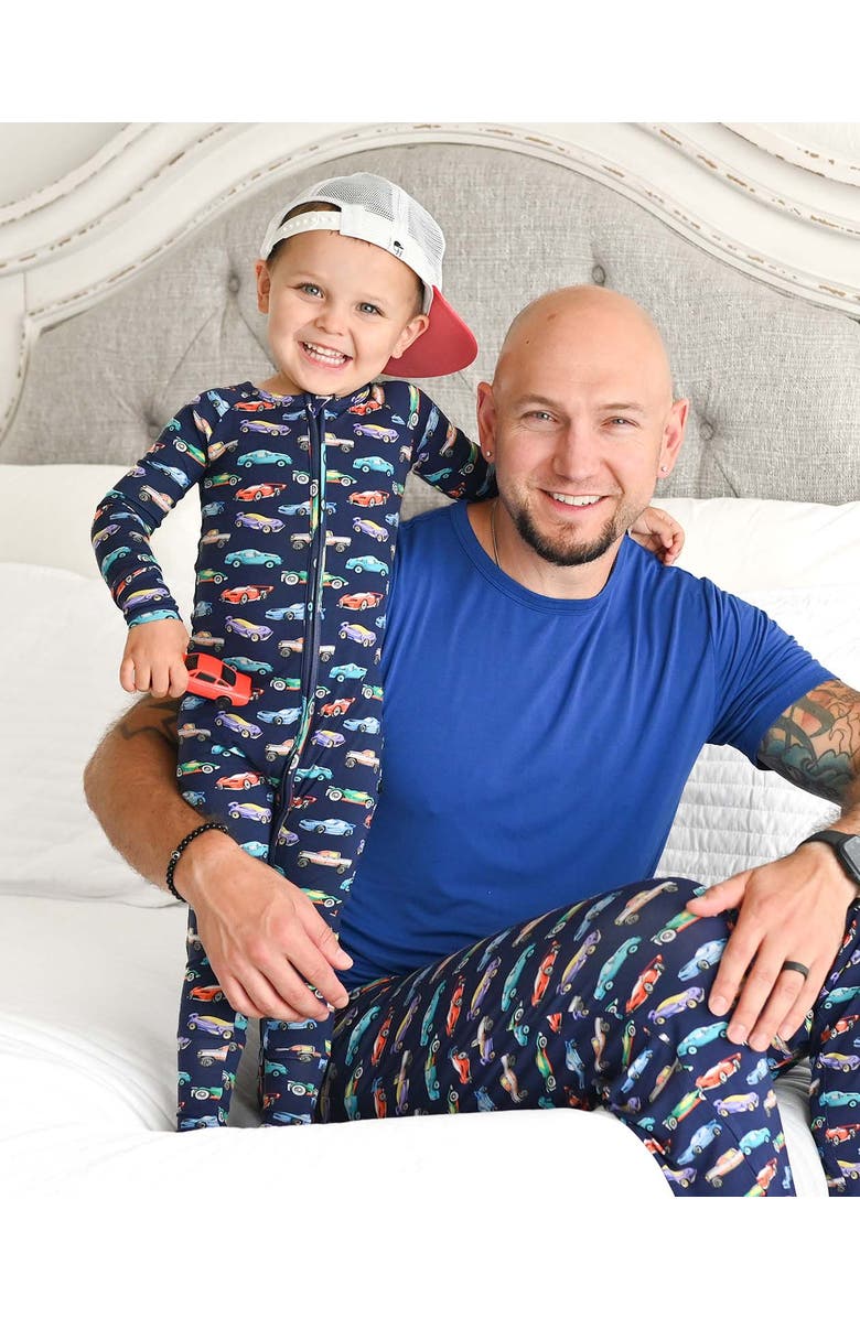 Lev Baby baby pajamas romper, Alternate, color, Sky Blue