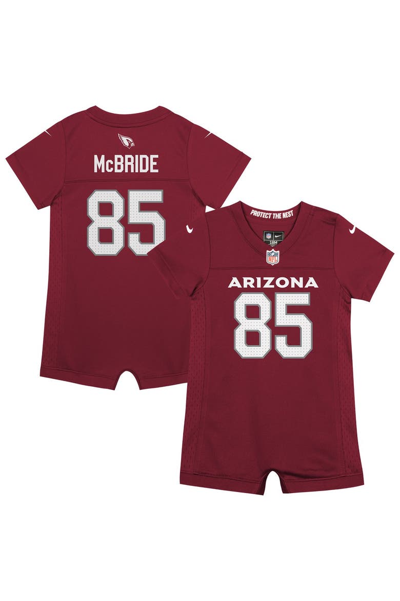 Newborn Nike Trey McBride Cardinal Arizona Cardinals Romper Game Jersey, Main, color, Cardinal