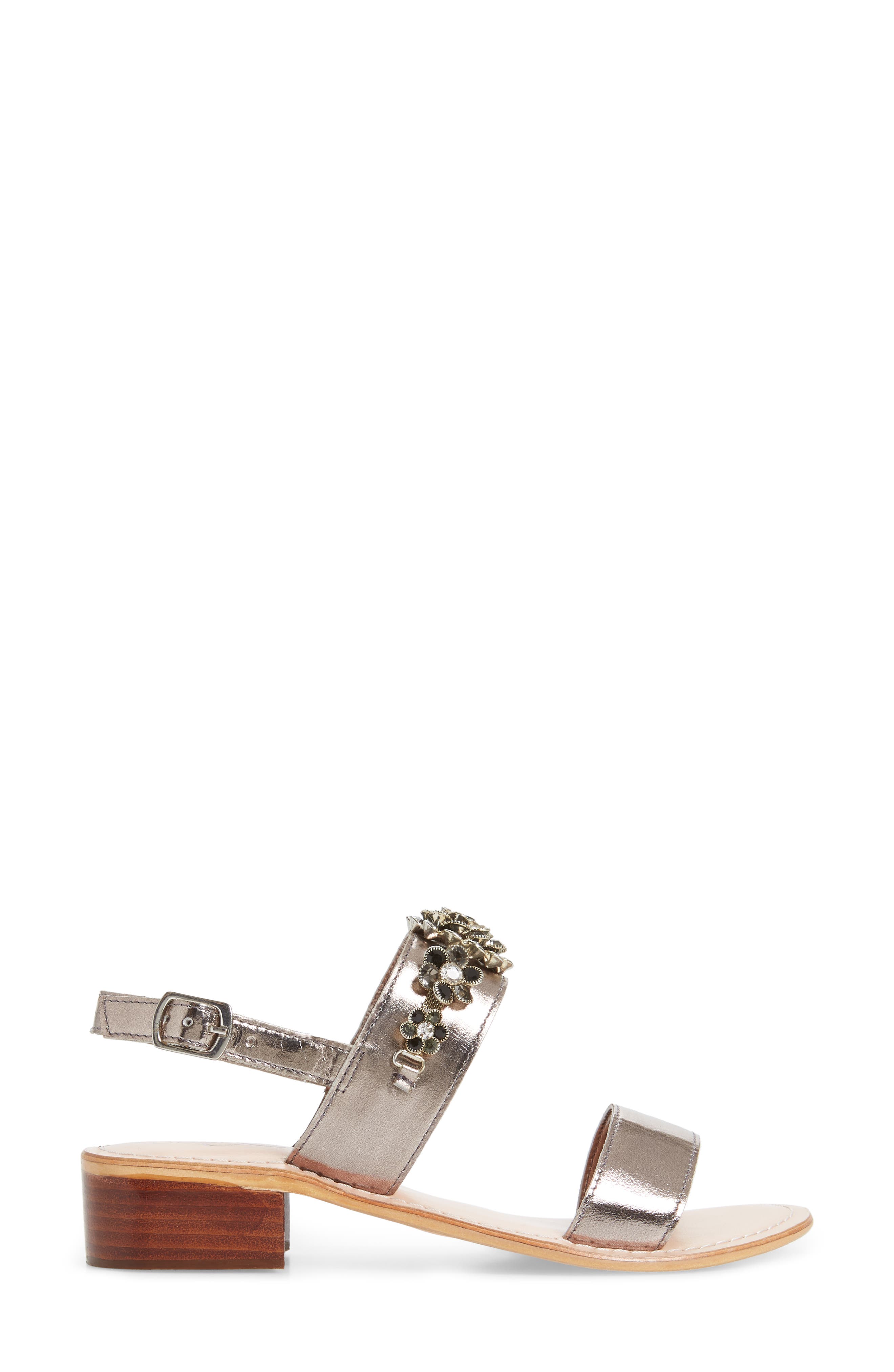 Bos. & Co. Wand Embellished Slingback Sandal, Alternate, color, 