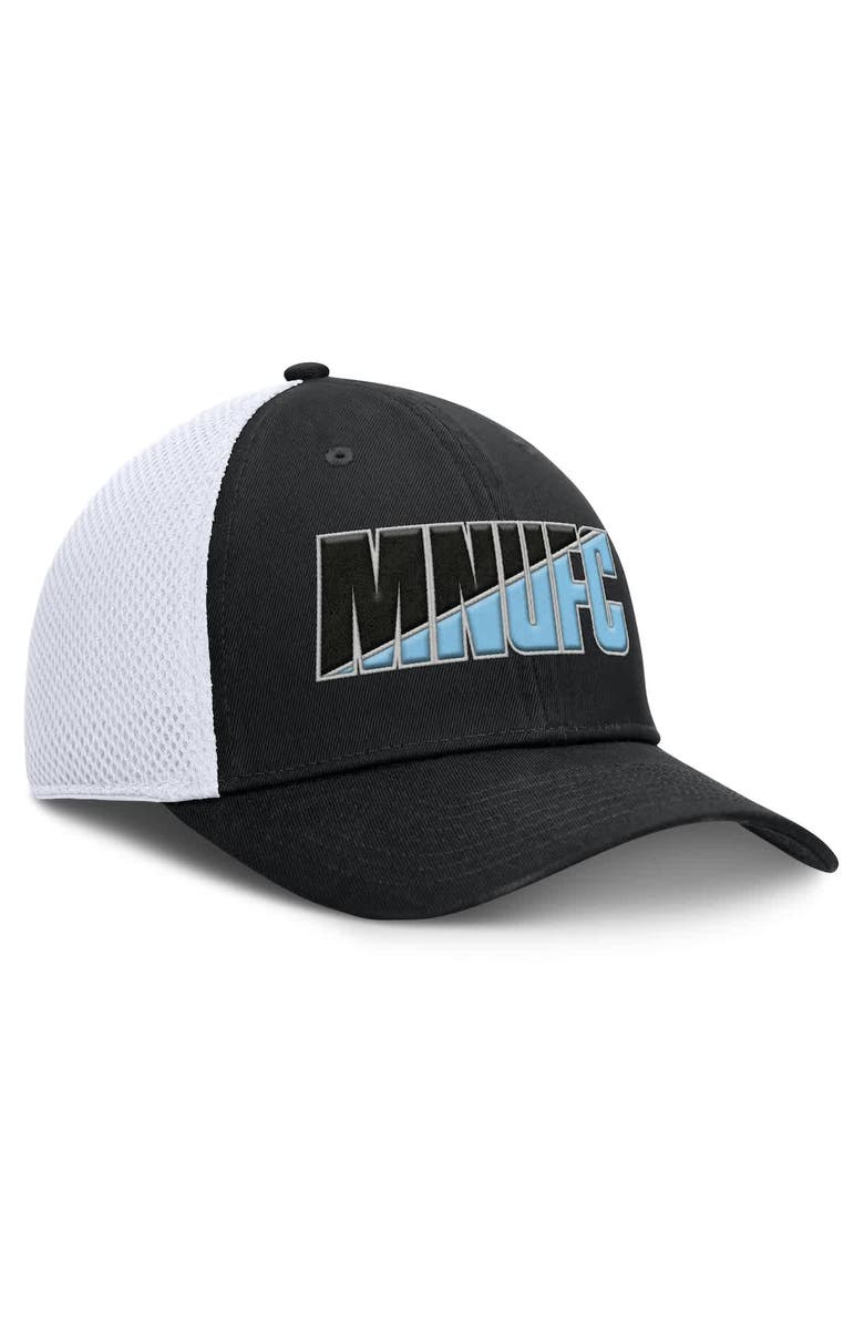 FANATICS Men's Fanatics Black Minnesota United FC Rocket Flex Hat, Alternate, color, Black
