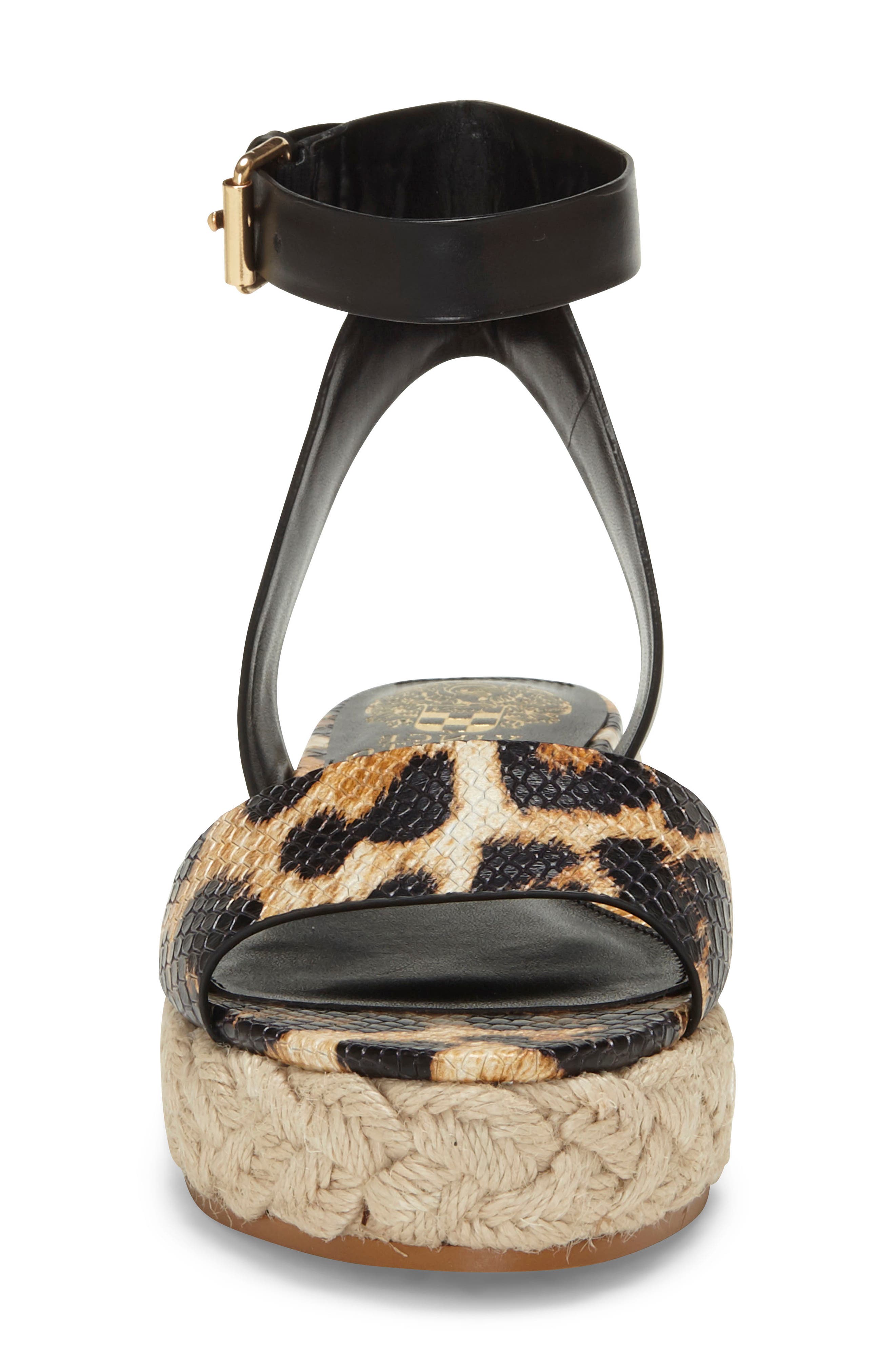 Vince Camuto Defina Ankle Strap Platform Sandal, Alternate, color, 