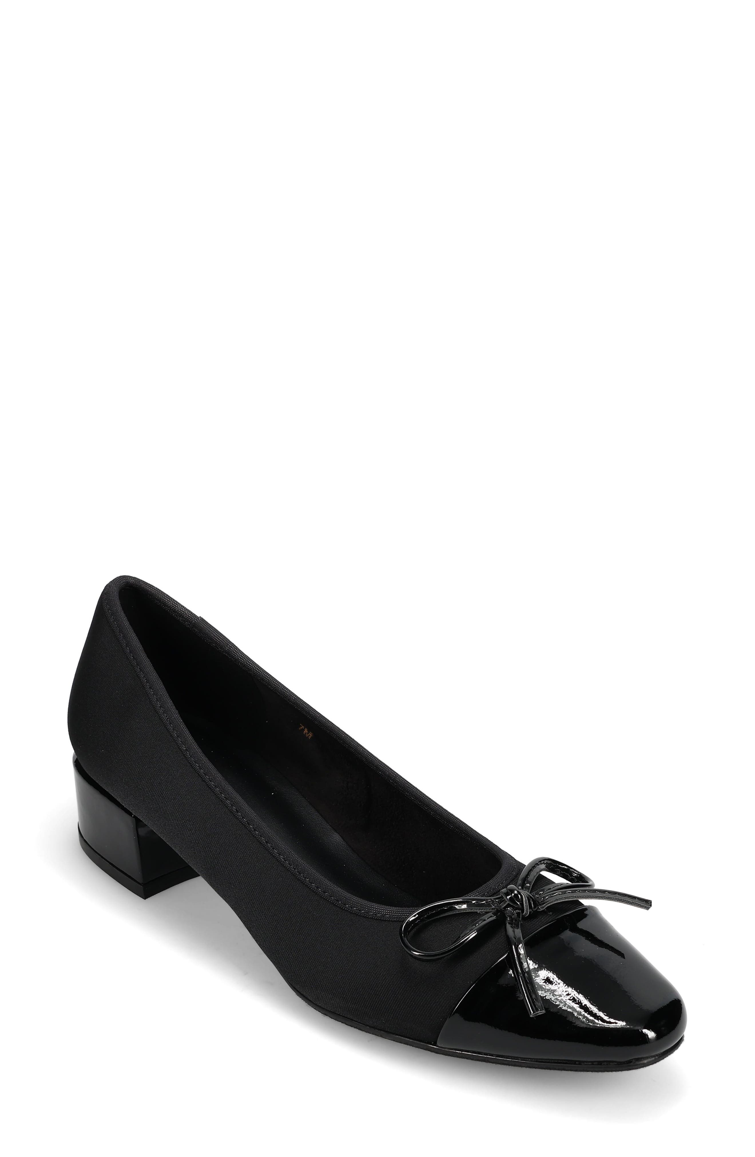 VANELi Alesya Cap Toe Pump, Main, color, Black
