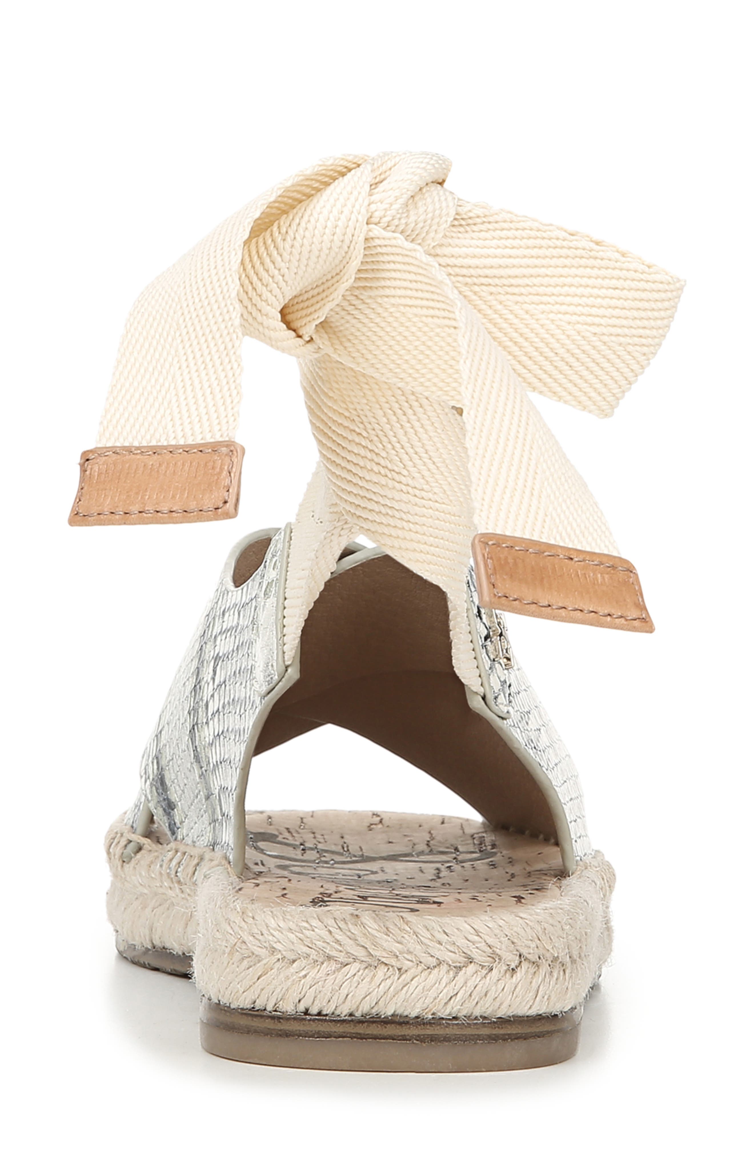 Sam Edelman Alisha Tie Slingback Espadrille Sandal, Alternate, color, 