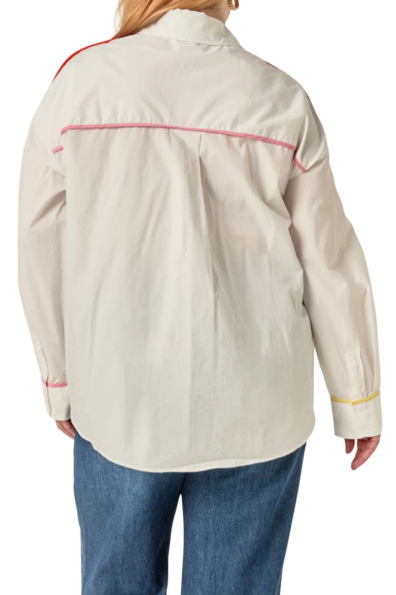 Flat Binding Detail Shirt, Alternate, color, MULTI