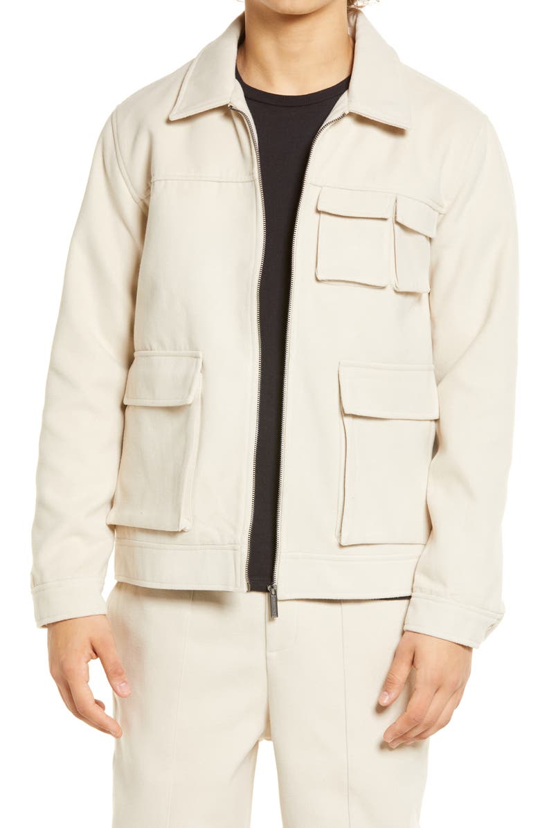 Native Youth Cargo Pocket Jacket, Main, color,