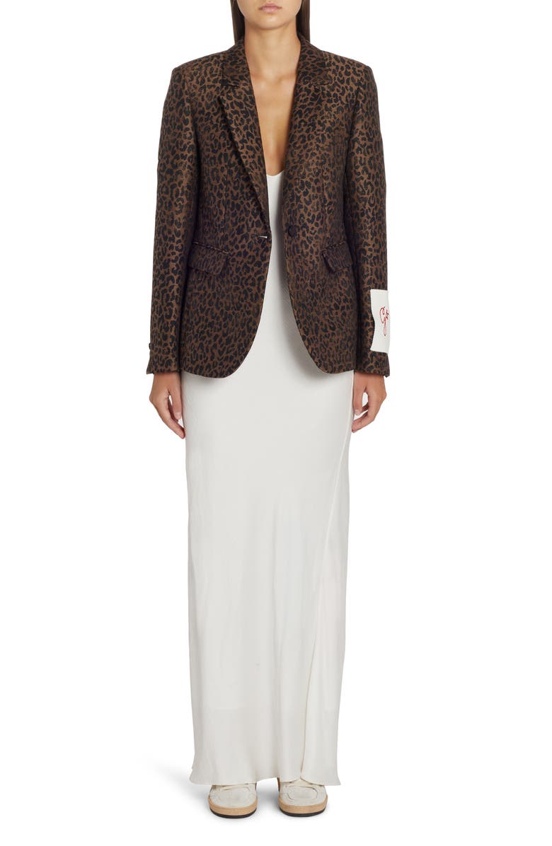 Golden Goose Cross Back Crepe Slipdress, Alternate, color,