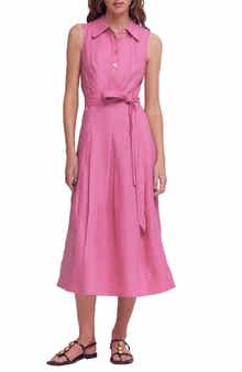 boden eden knitted dress Boden Eden Belted Cotton & Wool Sweater Dress
