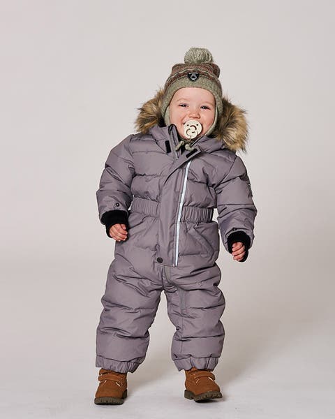 Lined Knit Pompom Hat with Ear Flaps (Baby)