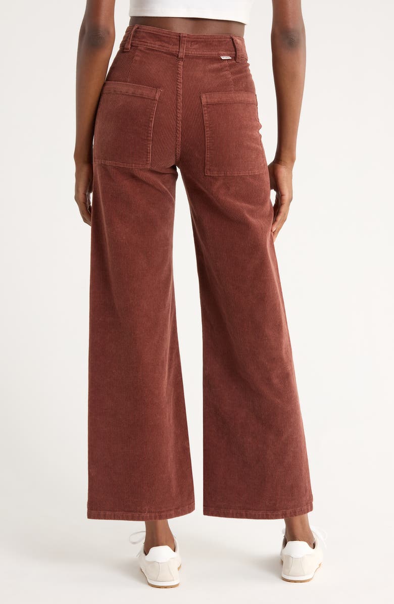 Billabong Free Fall Stretch Cotton Corduroy Pants, Alternate, color, Espresso