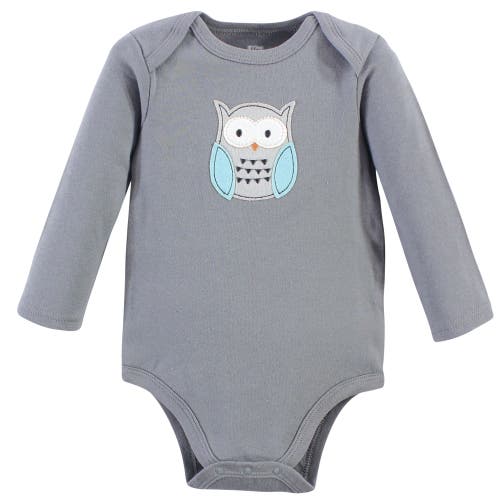 Hudson Baby Cotton Long-sleeve Bodysuits 5-pack In Multi