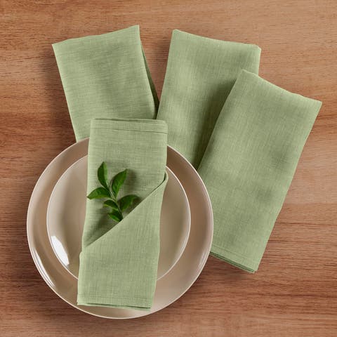 Linen Dinner Napkins - Athena, 20" x 20" Inch