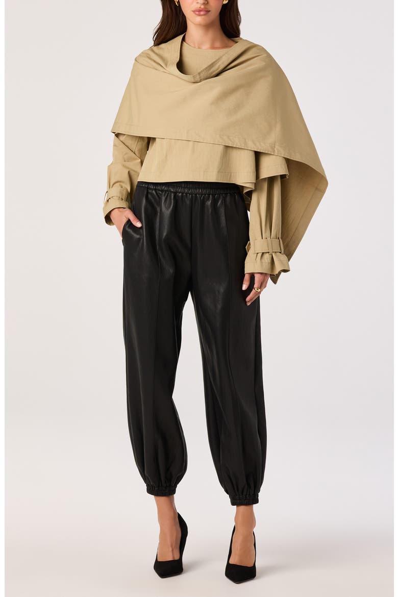 Seledra Cropped Jacket, Alternate, color, KHAKI