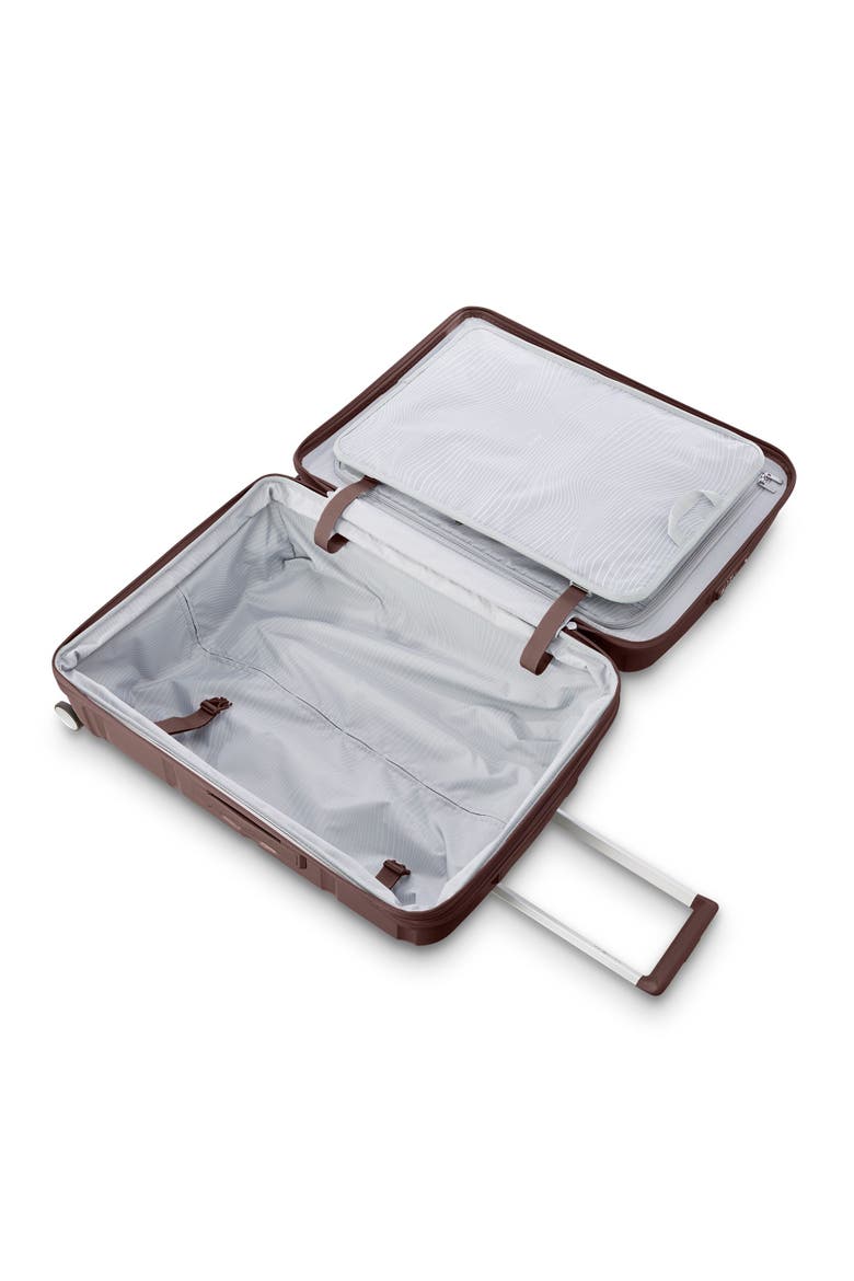 Outline Pro 24" Medium Checked Spinner Luggage, Alternate, color, Cocoa Chocolate Mauve