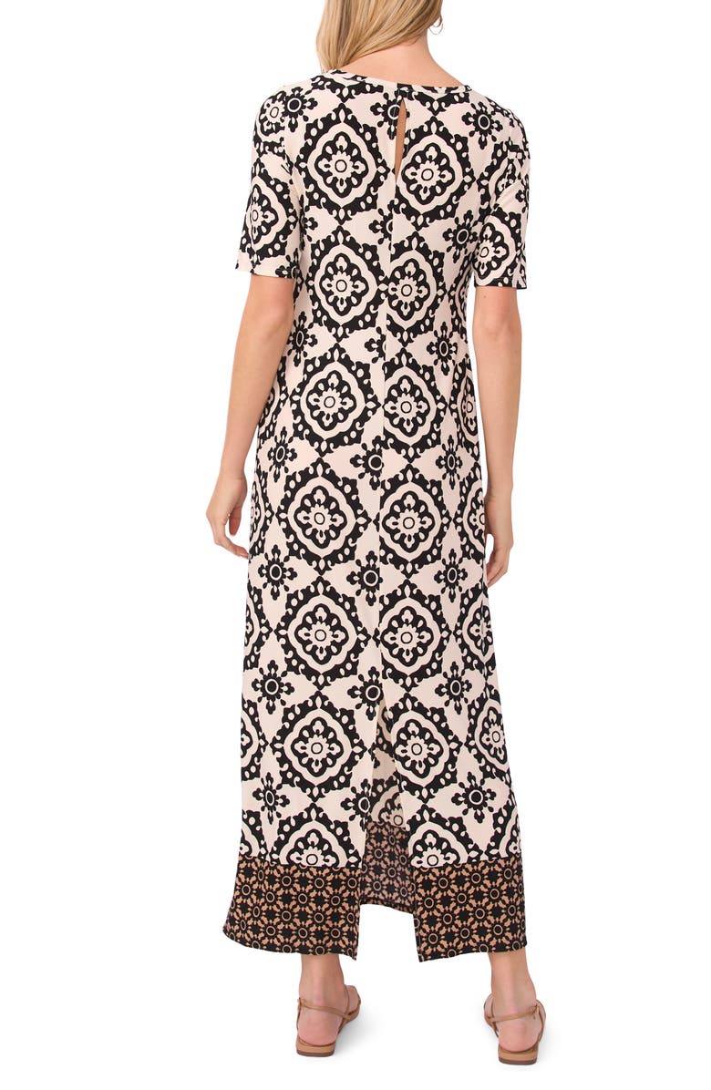 Vince Camuto Print Maxi Dress, Alternate, color, Sand Drift