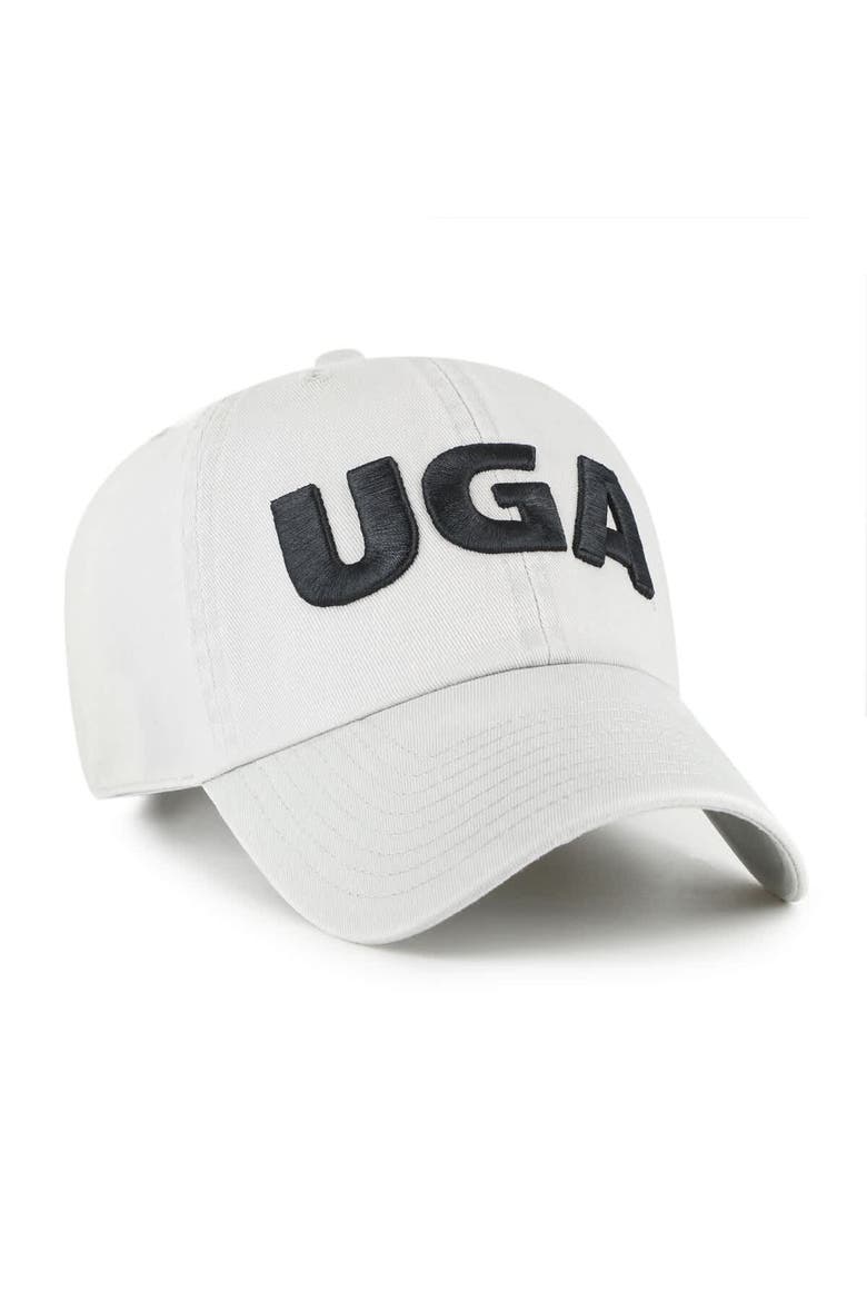 Men's '47 Gray Georgia Bulldogs Clean Up Adjustable Hat, Alternate, color, Gray