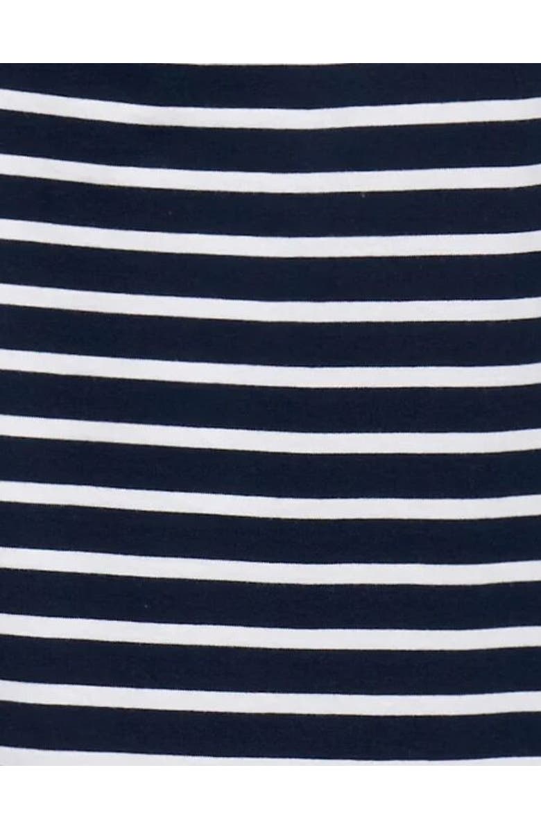 Hush Athena Twist Detail Jersey Dress, Alternate, color, Stripe Navy