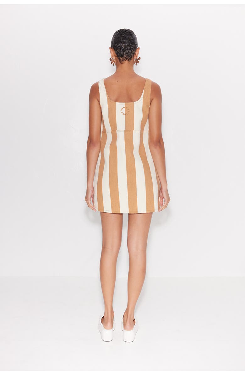 SIMONMILLER Sahara Striped Denim Dress, Alternate, color,