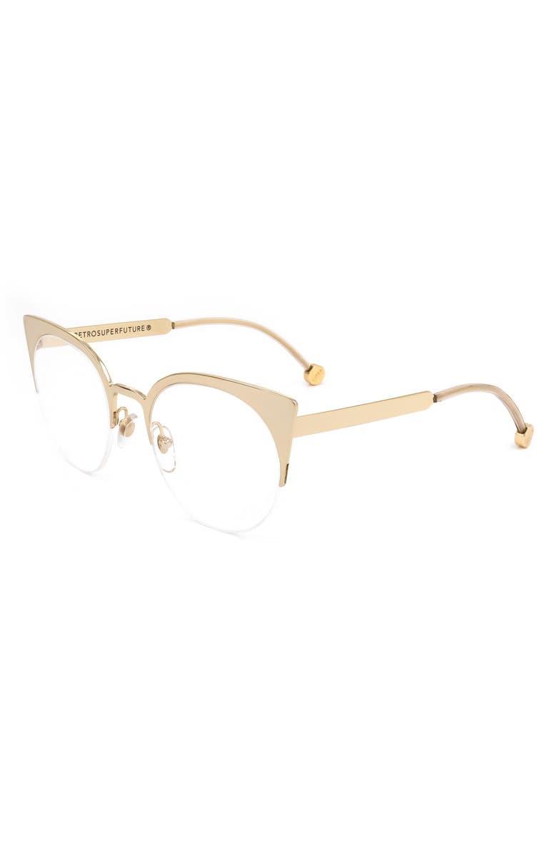 SUPER by RETROSUPERFUTURE<sup>®</sup> 52mm Cat Eye Sunglasses, Alternate, color, Gold